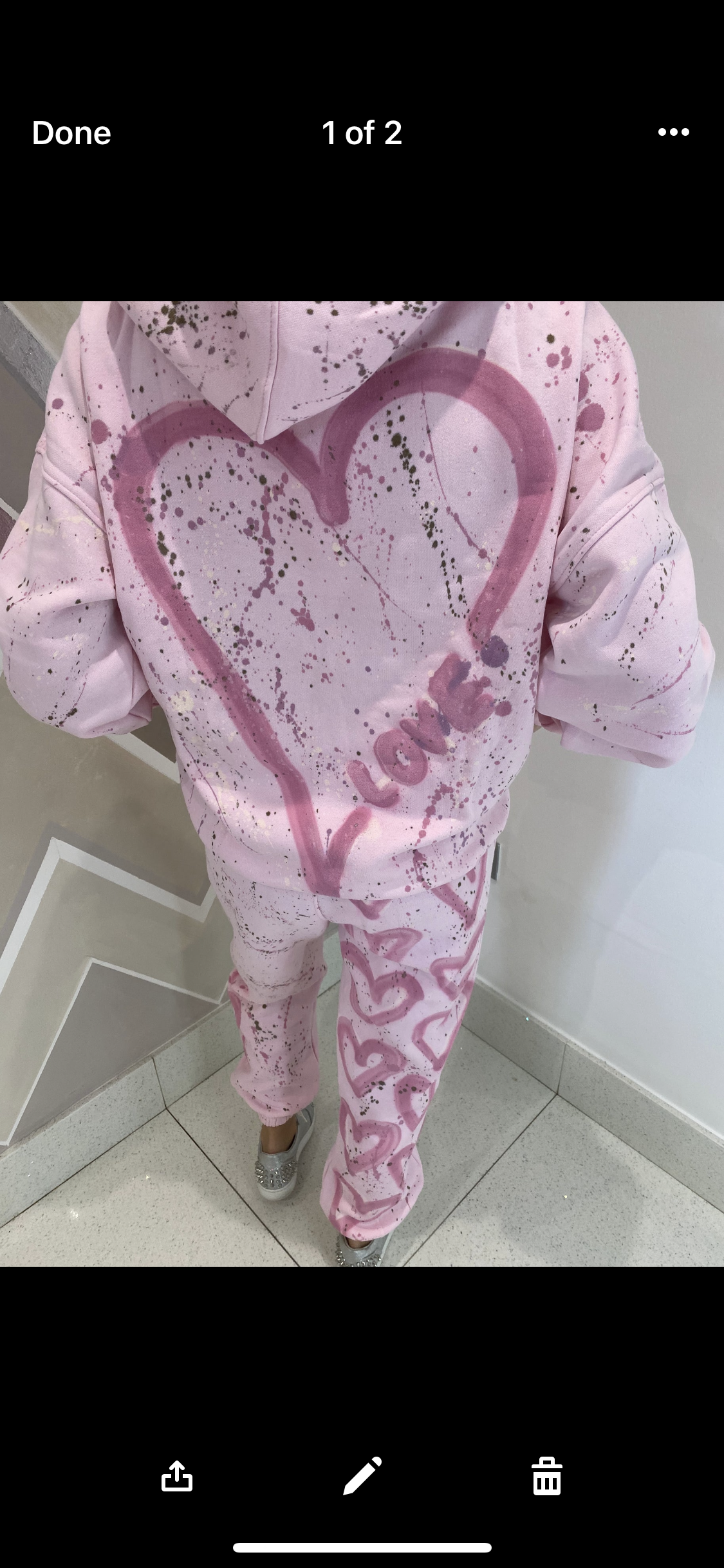 Pink tracksuit