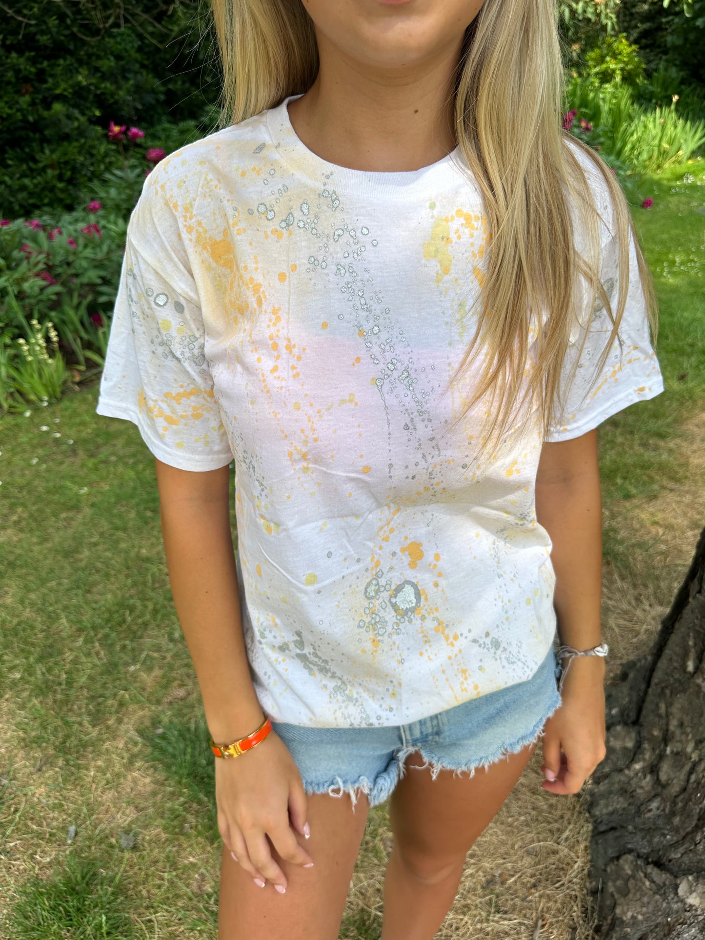 Yellow Splattered T-shirt