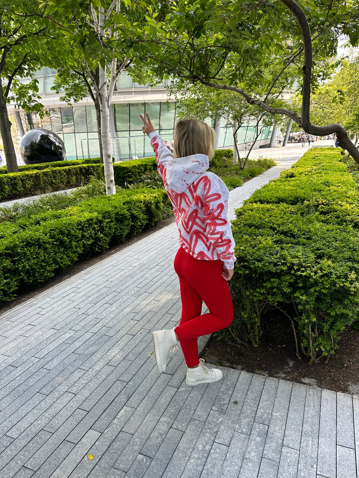 Red heart legging set♥️🥥