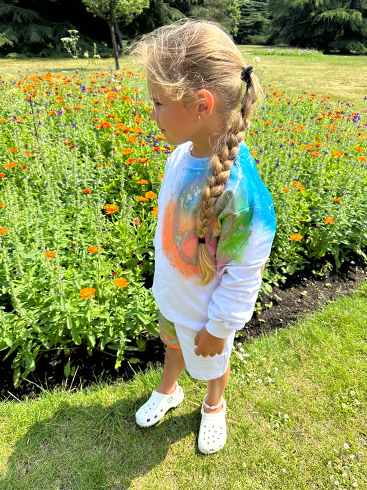 Kids rainbow kids short set🌈🫶🏼