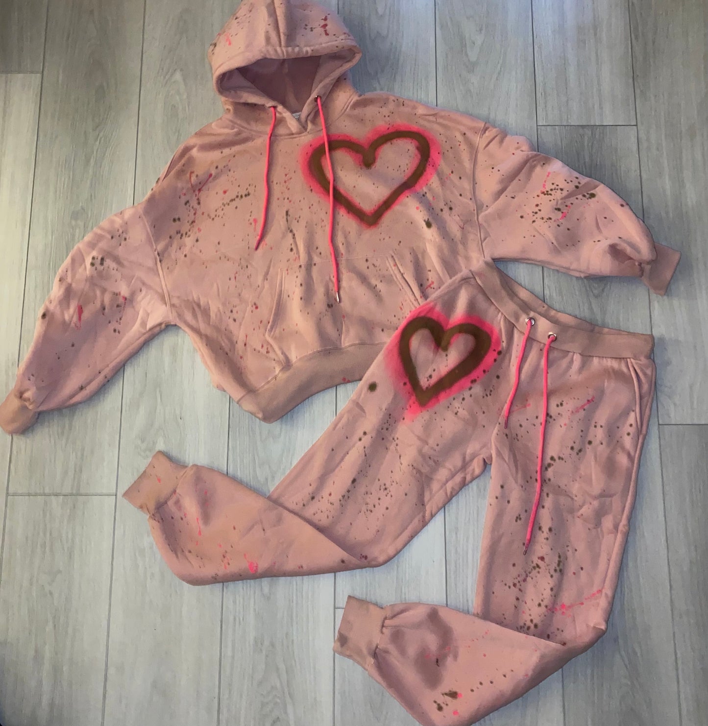 Gold heart tracksuit⭐️🫶🏼💛