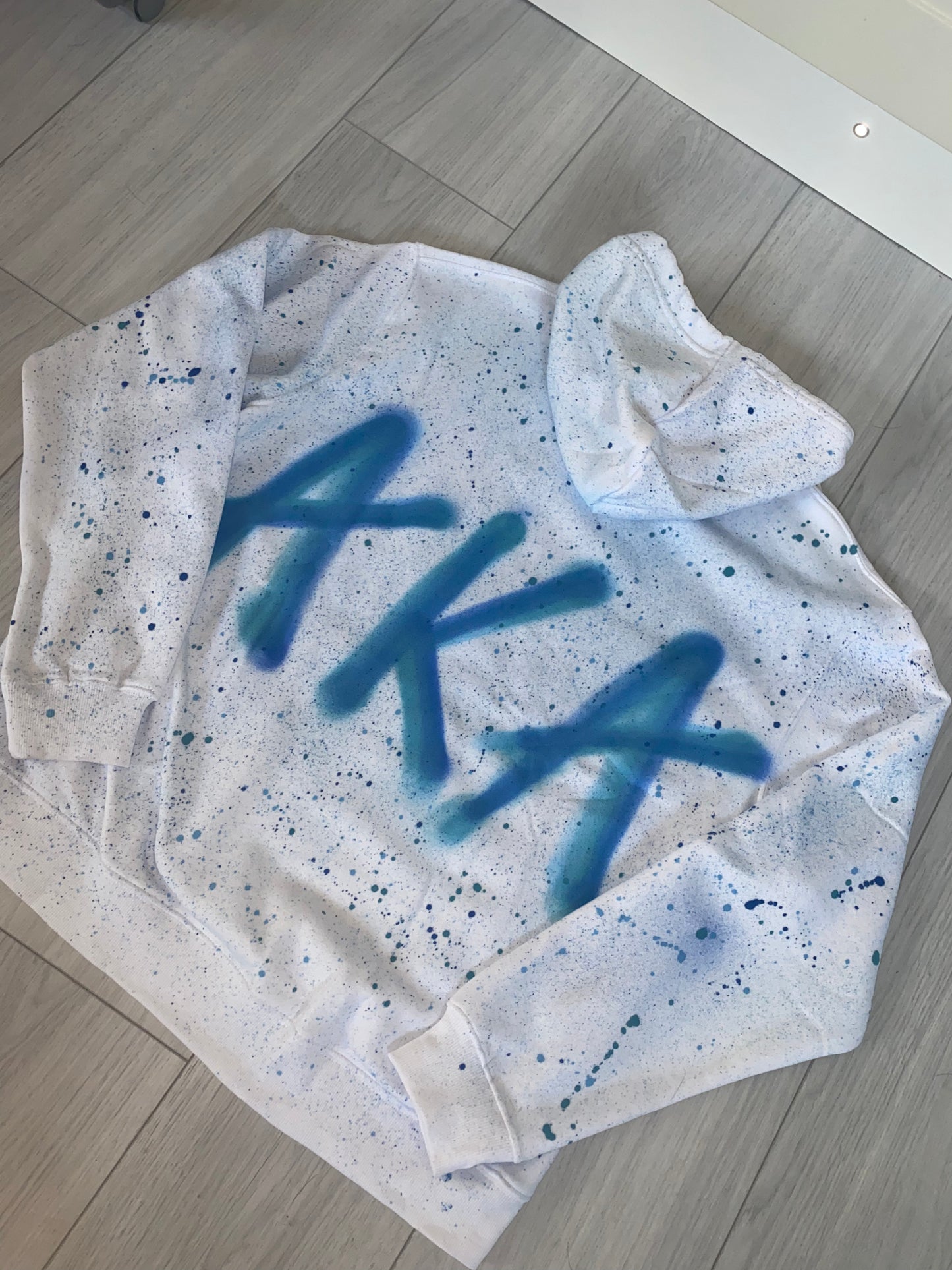 Initials hoodie🦋💙