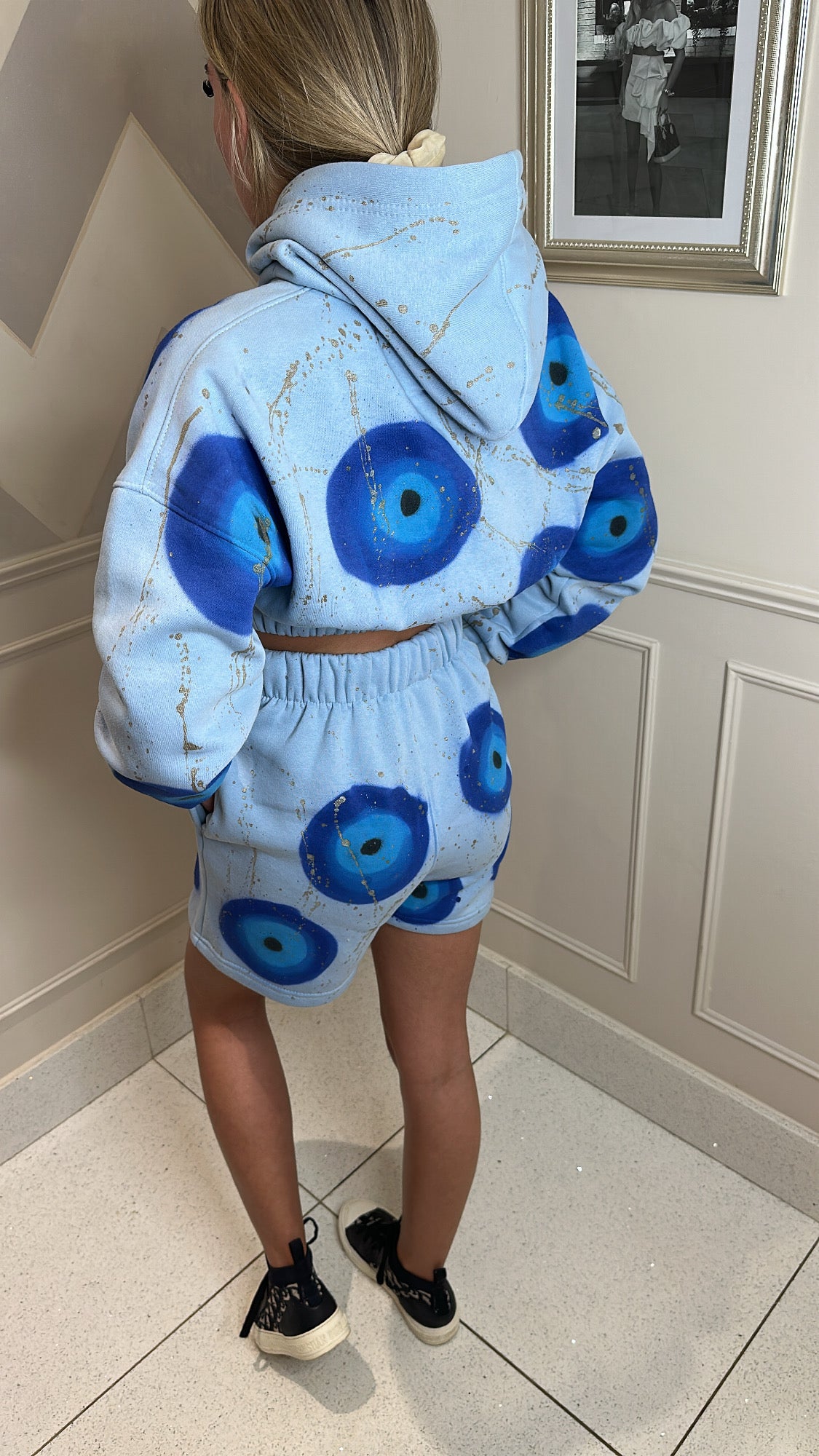 Evil eye short set🧿💙🪬