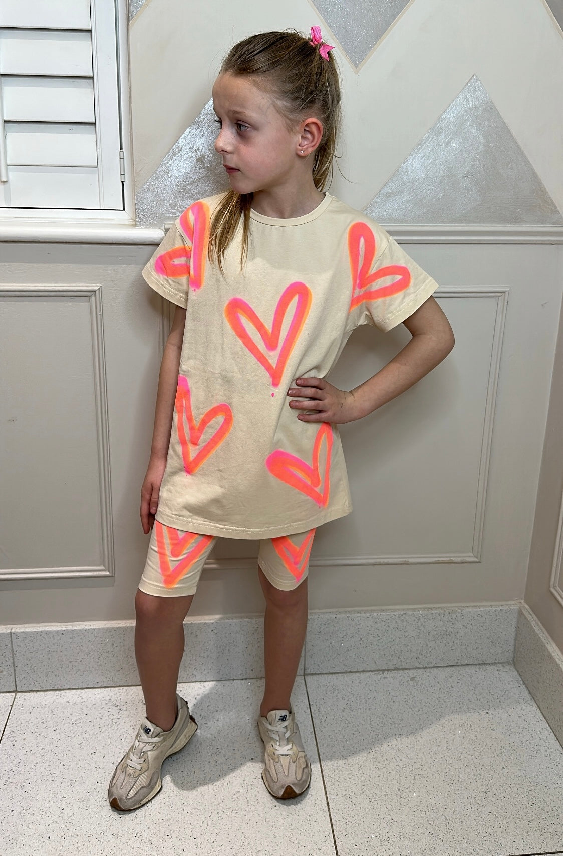 Kids neon heart set💗💫