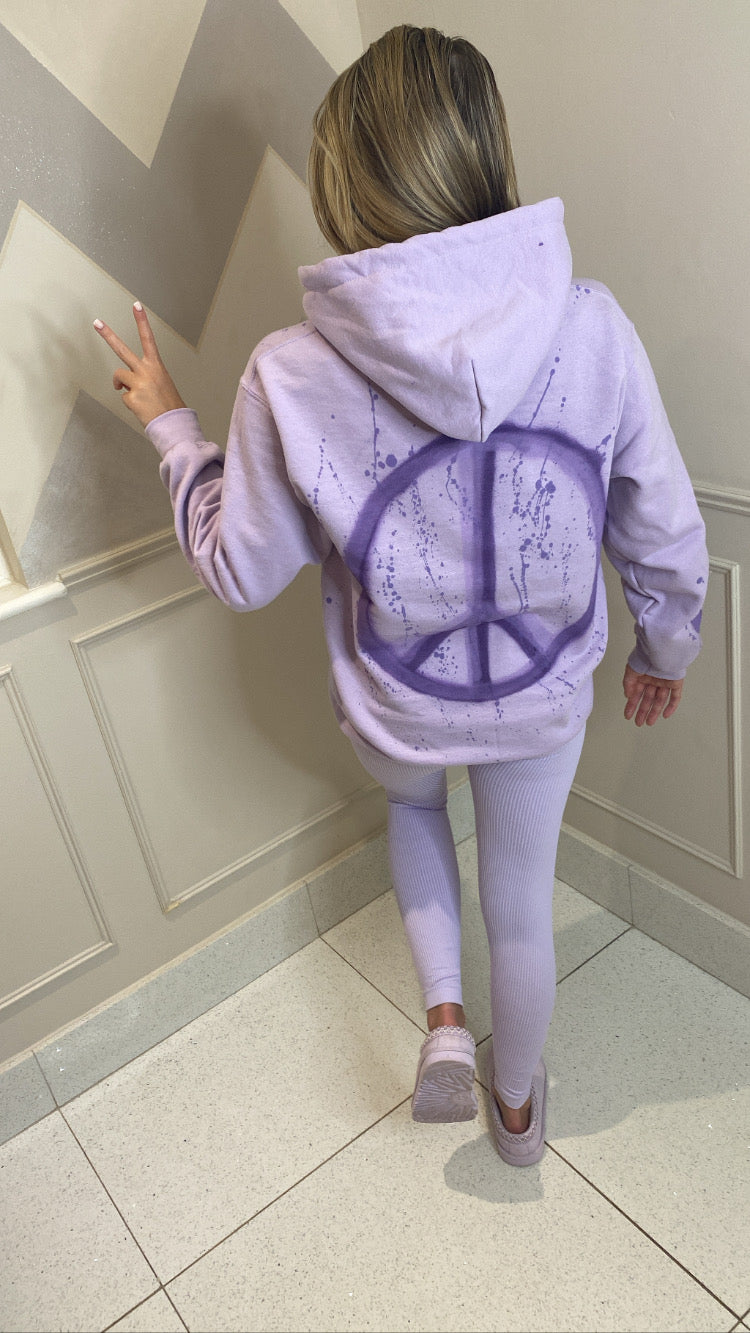 Purple peace legging set☮️✌🏼