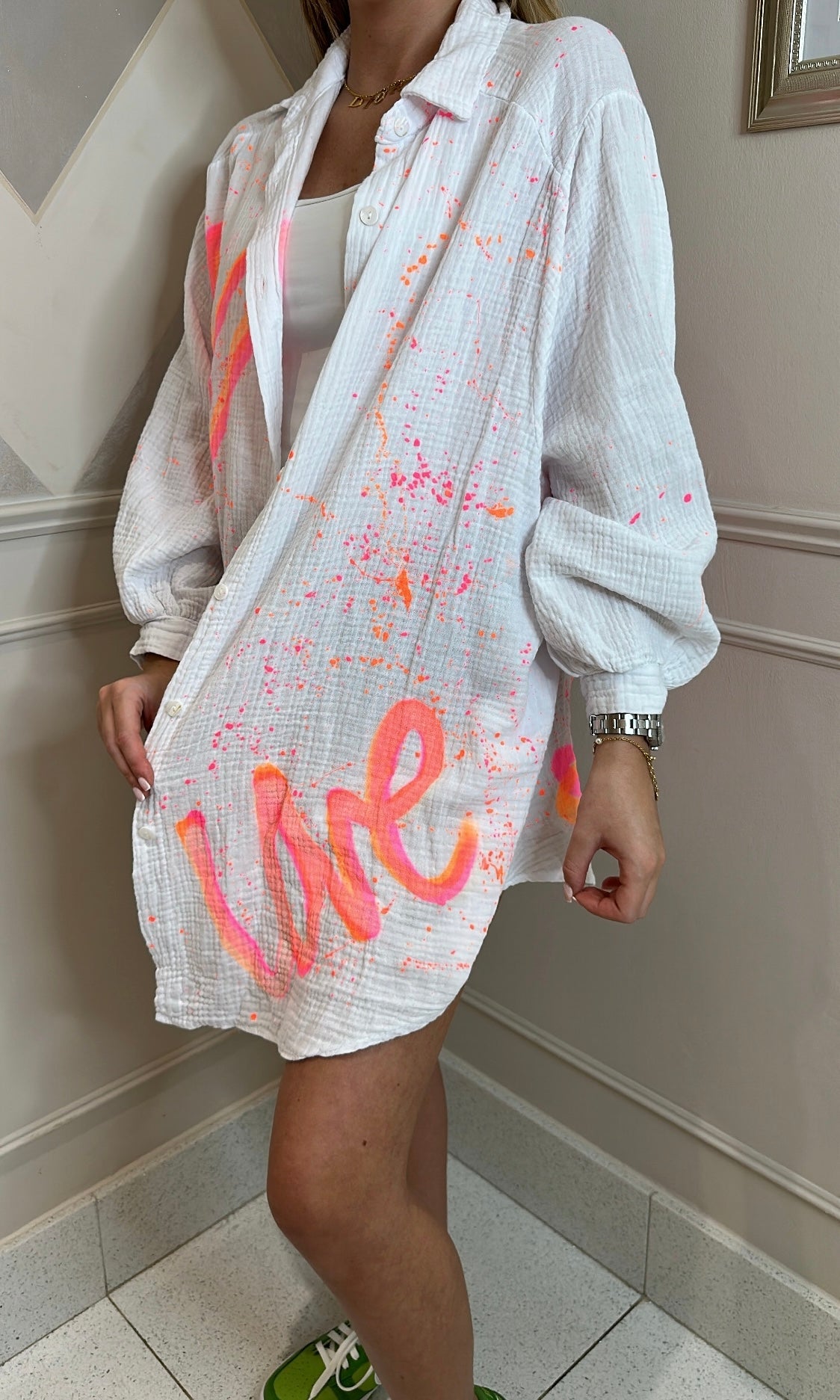 Oversized neon shirt💕💫