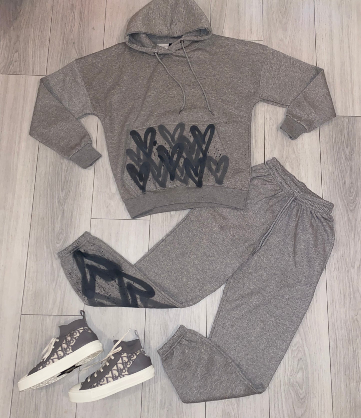 Gucci tracksuit 2025 womens grey