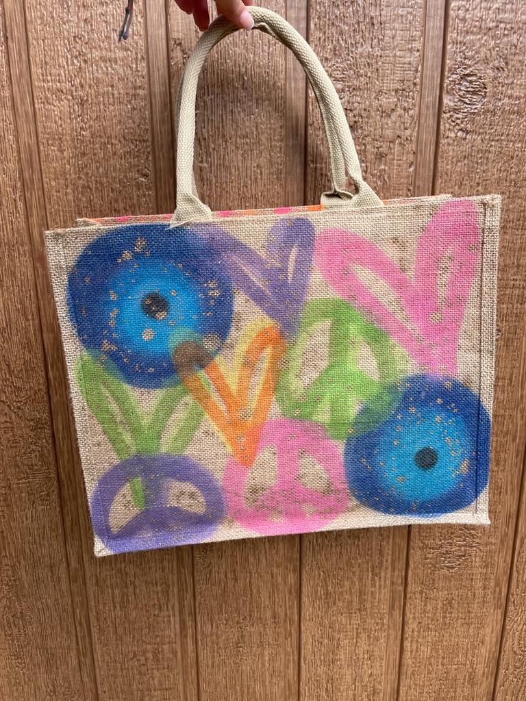 Sprayed bag☮️✌🏼💚🧿💗