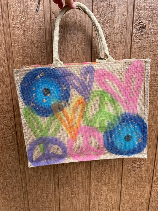 Sprayed bag☮️✌🏼💚🧿💗