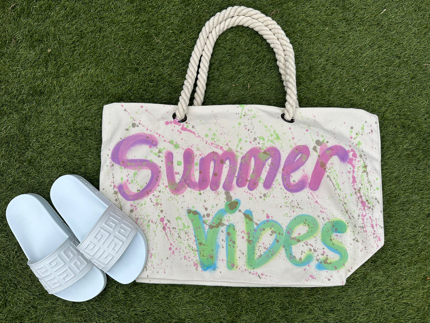 Summer vibes beach bag✌🏼🌴